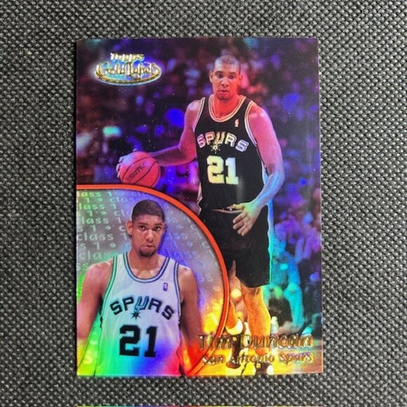 2000-01 Topps Gold Label Class 1 Tim Duncan #10 San Antonio Spurs HOF - Picture 1 of 2